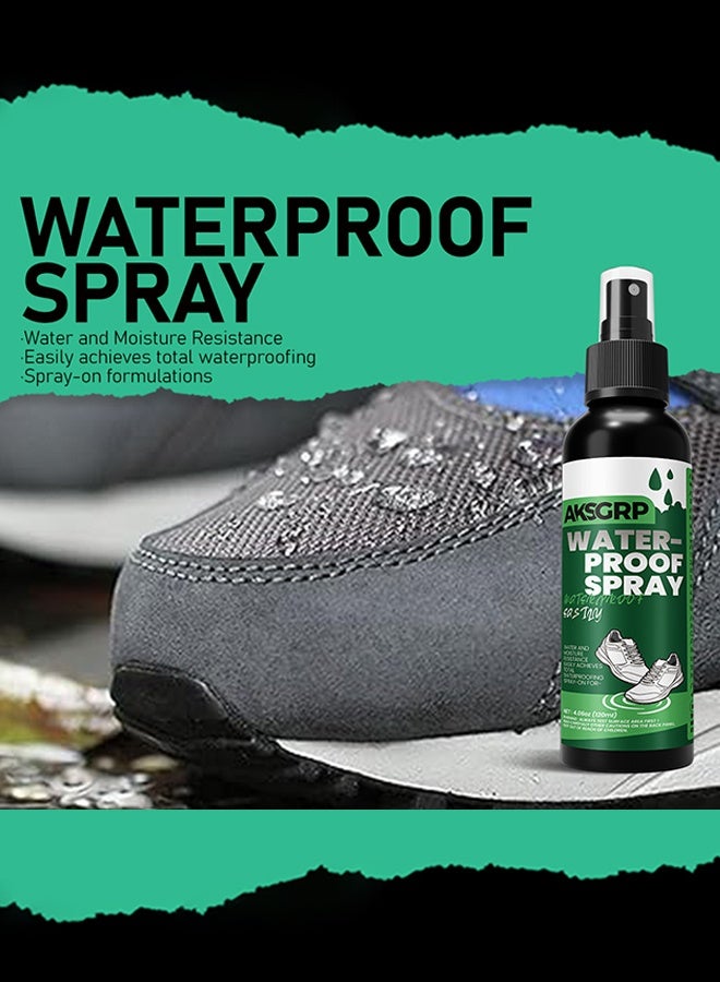 AKSGRP Shoe Protector Spray – Waterproof & Stain Repellent for Sneakers, Boots, Leather, Suede, Canvas & Fabric – Long-Lasting Shoe Waterproofing Spray - Image 4